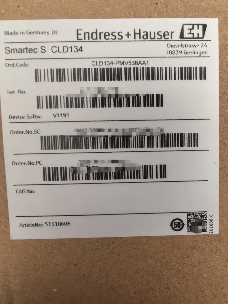 Endress+Hauser CLD134-PMV538AA1 Conductivity Compact Device thumbnail