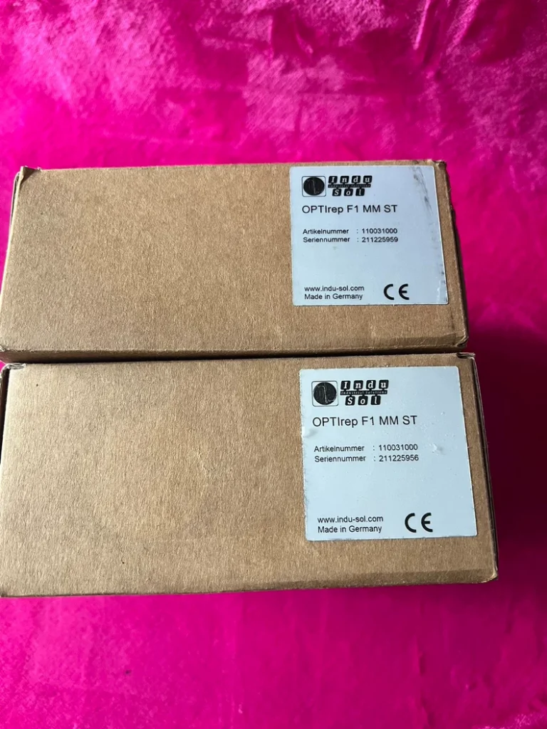 Indu‑Sol 110031000 OPTIrep F1 MM-ST Fiber Optic Converter
