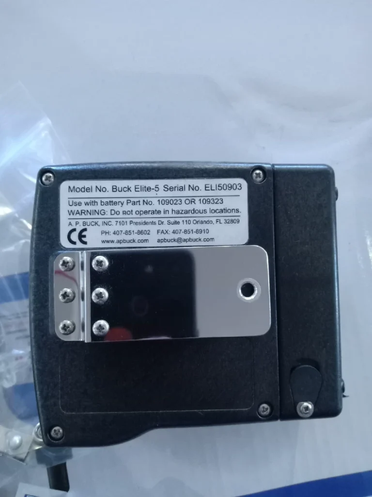 BUCK Elite-5 Pump data logging air sampler thumbnail