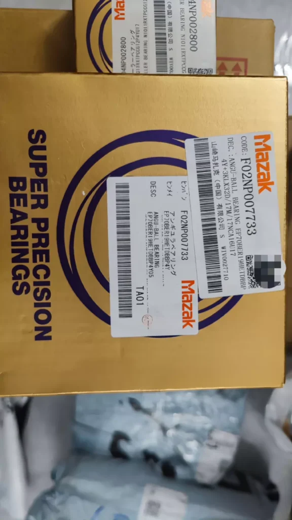 MAZAK F04NP002800 F02NP007733 Spindle Bearing