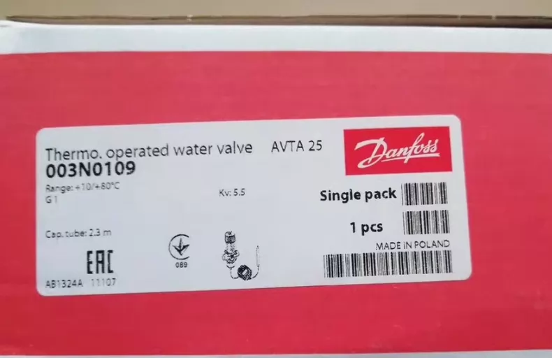 Danfoss 003N0109 Thermo operated water