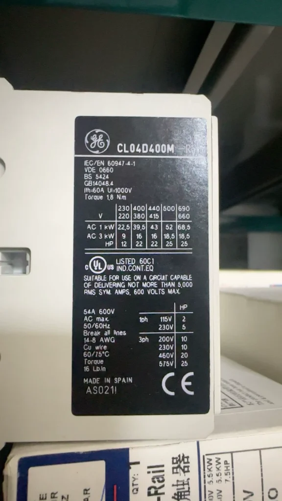 GE CL04D400MWJD Contactor thumbnail