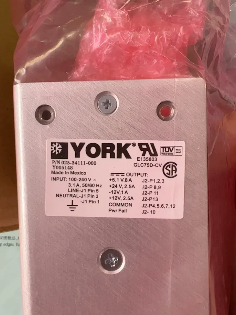 York GLC75D-CVG 025-34111-000 Power Box