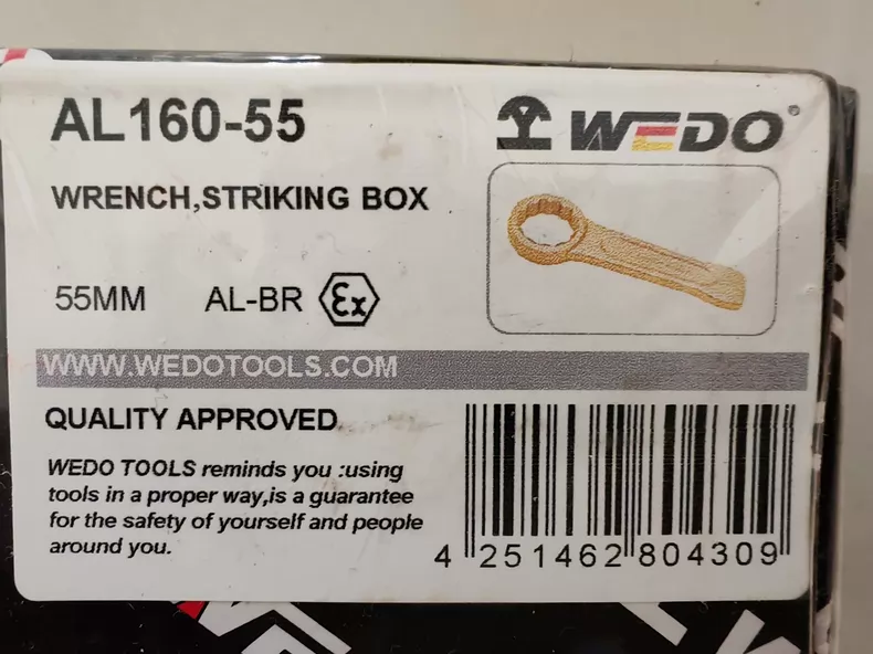 WEDO AL160-55 non-sparking striking box wrench