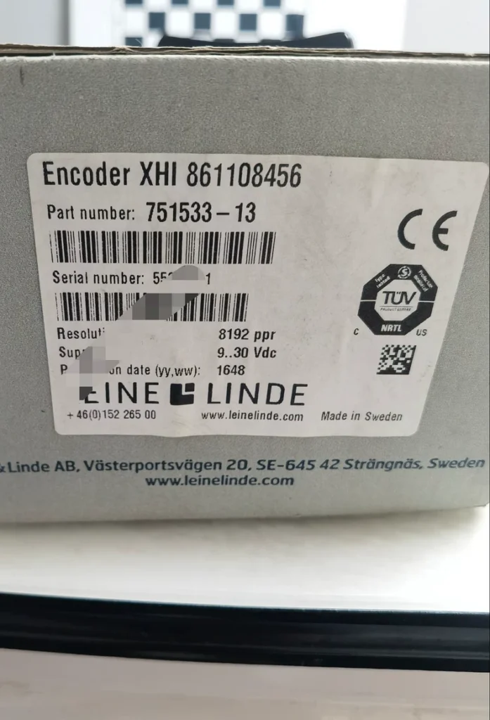 Leine & Linde XHI 861108456 751533-13 rotary encoder