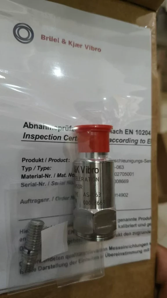 B&K Vibro AS-063 Acceleration Sensor thumbnail