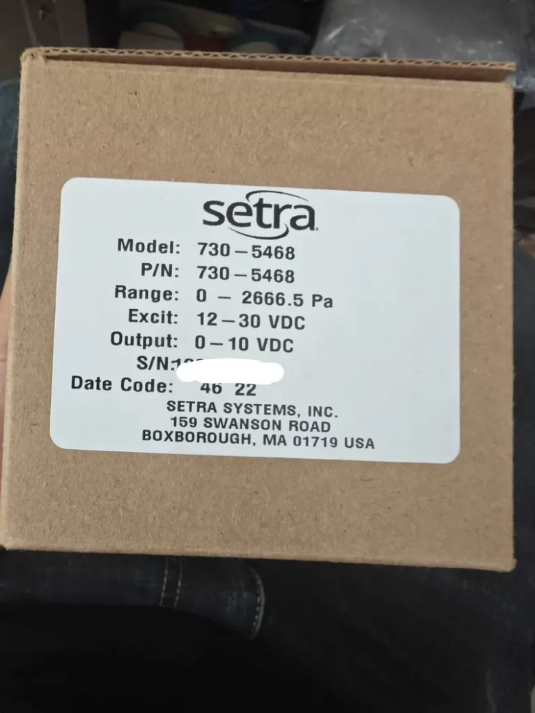 SETRA 730-5468 Capacitance Manometer