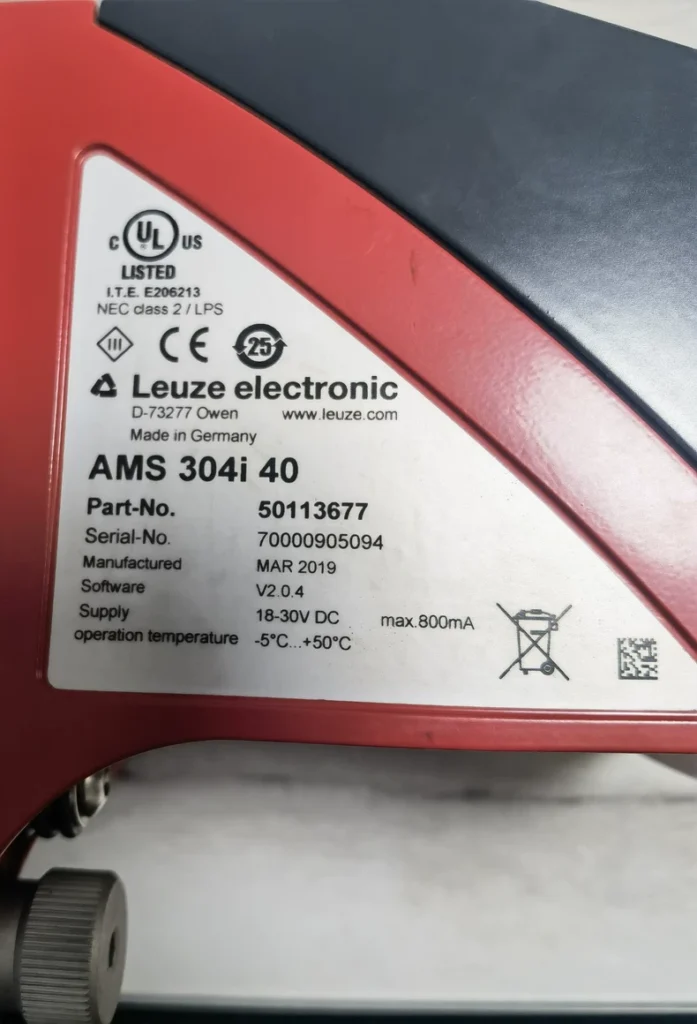 LEUZE AMS 304i 40 50113677 Optical Distance Sensor