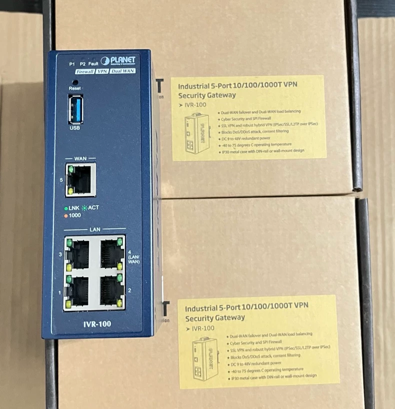 PLANET IVR-100 VPN Router thumbnail