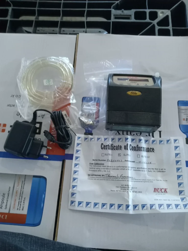 BUCK Elite-5 Pump data logging air sampler thumbnail